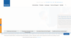Desktop Screenshot of hematec.de